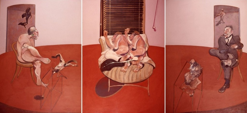 Un’opera della collezione: Francis Bacon, Two figures lying on a bed with attendants