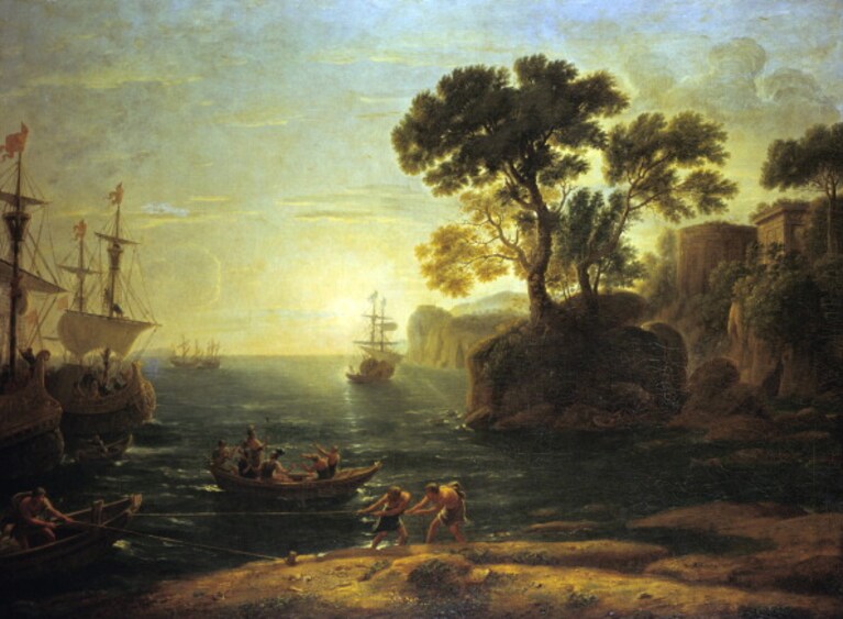 L'arrivo di Enea in Italia, 1620-1680 circa