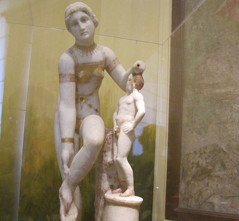 la "Venere in bikini", Museo Archeologico Nazionale di Napoli