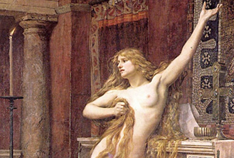 C. W. Mitchell, La morte di Ipazia, 1885
