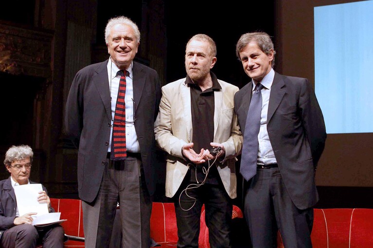 Franco Scaglia nel 2012, allora direttore del Teatro Stabile di Roma