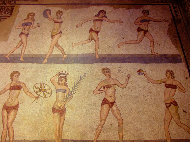 il mosaico di piazza Armerina, Sicilia