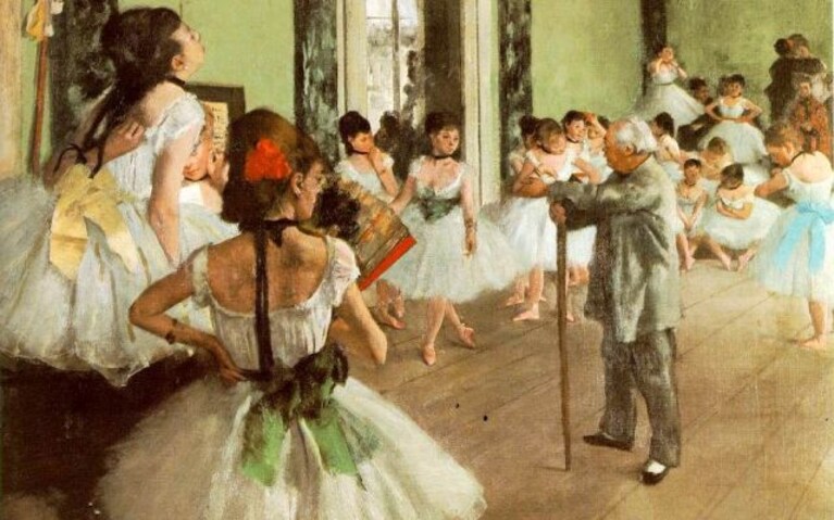 Lezione di danza, Edgar Degas, 1873-1875
