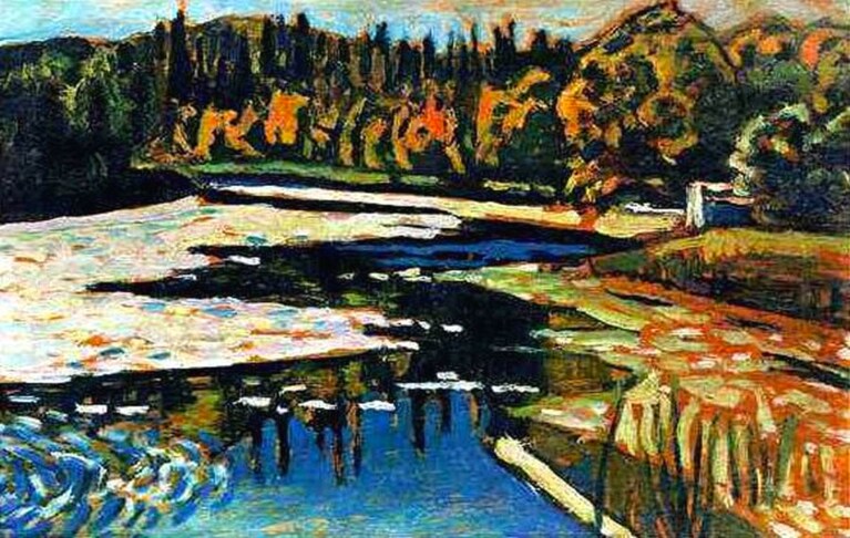 Vassily Kandinsky, Fiume d'autunno