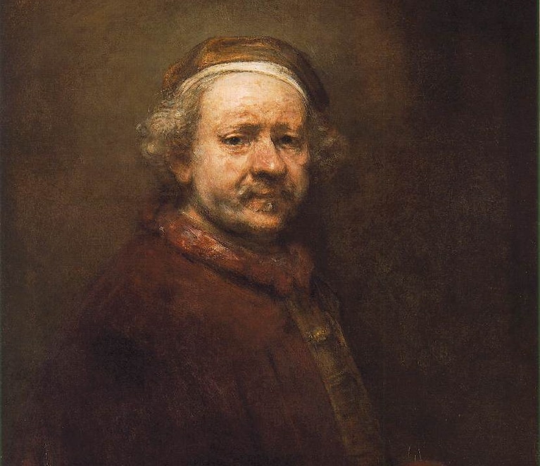 Autoritratto all'età di 63 anni, Rembrandt von Rijn, 1669