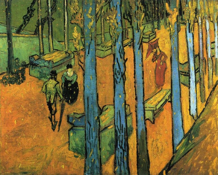 Vincent Van Gogh, Les Alyscamps in autunno, 1888