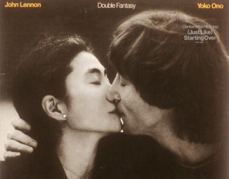la copertina di "Double Fantasy"