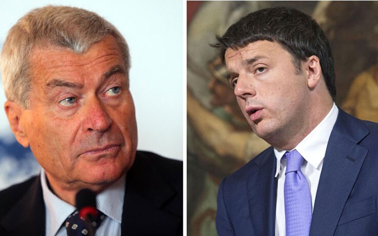 Sangalli (Confcommercio) e il premier Renzi