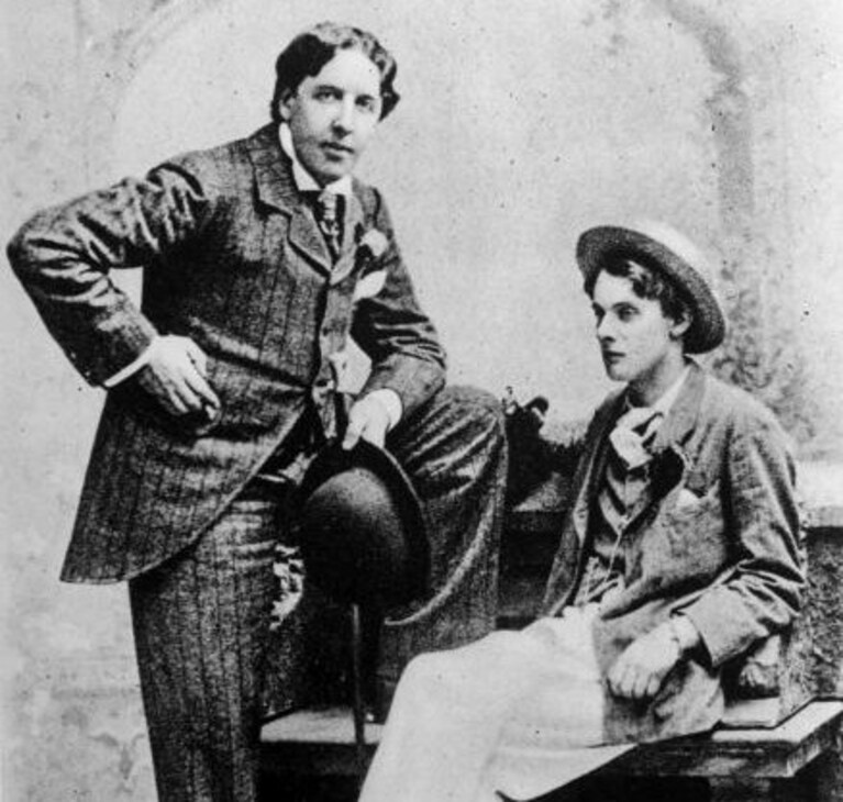 Oscar Wilde e Lord Alfred Douglas nel 1893