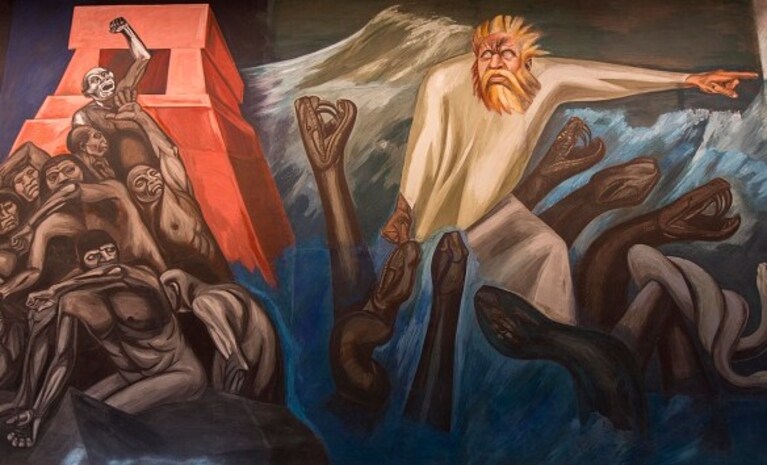 The Epic of American Civilization", Josè Clemente Orozco, 1932-34