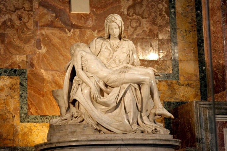 Pietà, Michelangelo, 1499