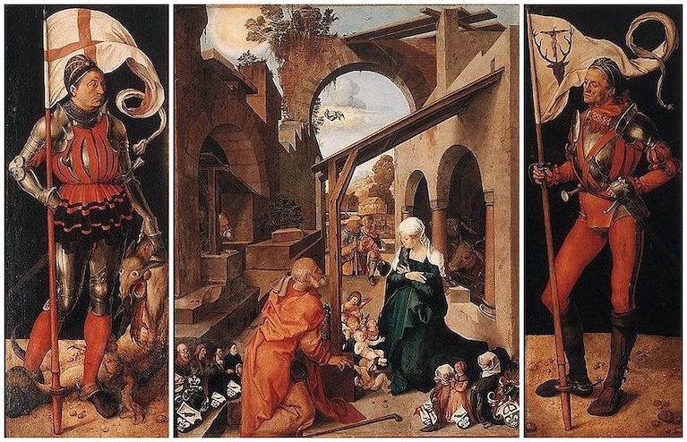 Altare Paumgartner (1496-1504), Albrecht Dürer, Alte Pinakothek di Monaco di Baviera