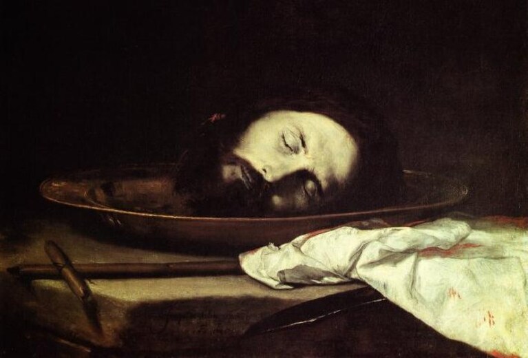 Testa di San Giovanni Battista, Jusepe de Ribera, 1646