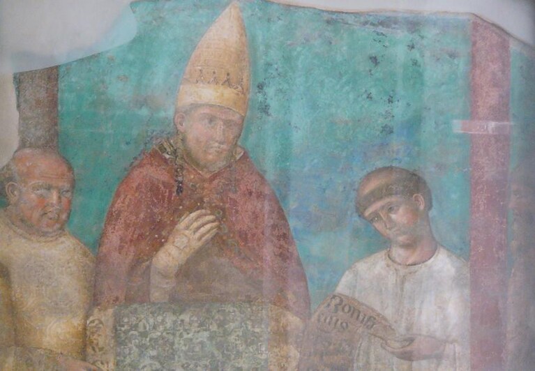 Bonifacio VIII indice il Giubileo del 1300, Giotto