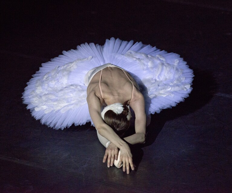 Svetlana Zakharova in La morte del cigno, ph. Pierluigi Abbondanza
