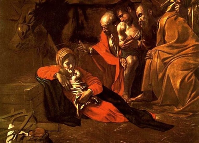 L'Adorazione dei Pastori (1609), Caravaggio, Museo Regionale di Messina