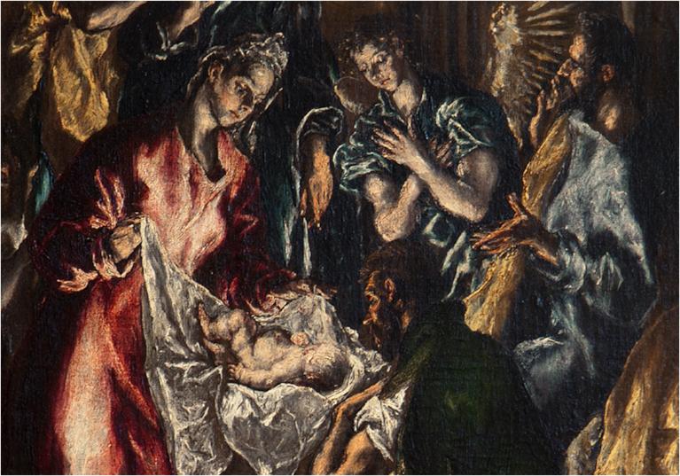 L'Adorazione dei Pastori (1612-1614), El Greco, Museo del Prado di Madrid