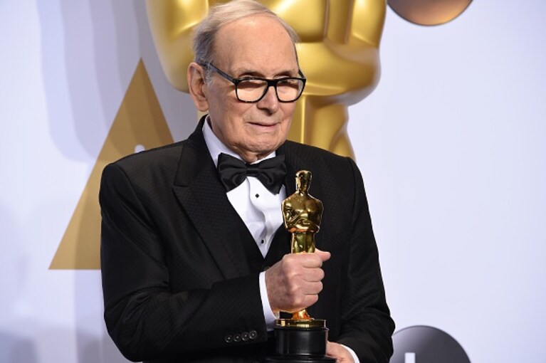 Ennio Morricone vince l'Oscar per le musiche di "The Hateful Eight"