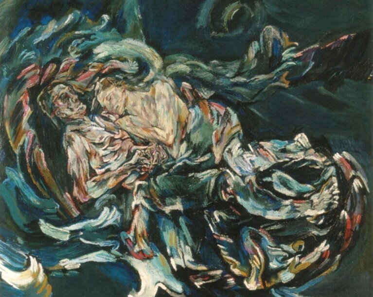 La sposa del vento, Oskar Kokoschka (1914)