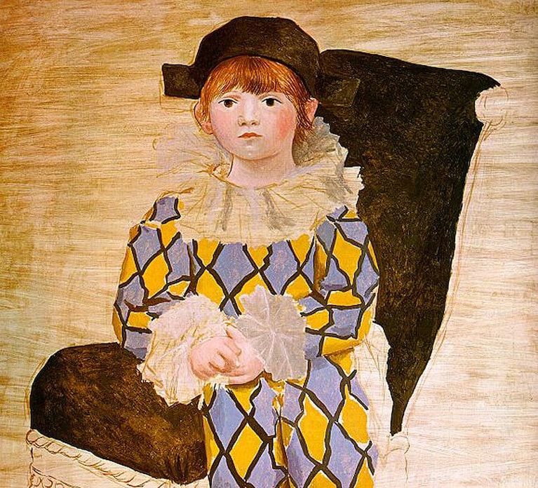 Pablo Picasso, Paulo vestito da Arlecchino