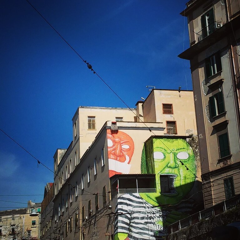 Blu torna a Napoli (foto di Nadja Rubano)