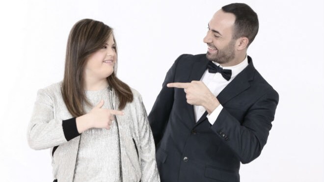Nicole Orlando e Stefano Oradei
