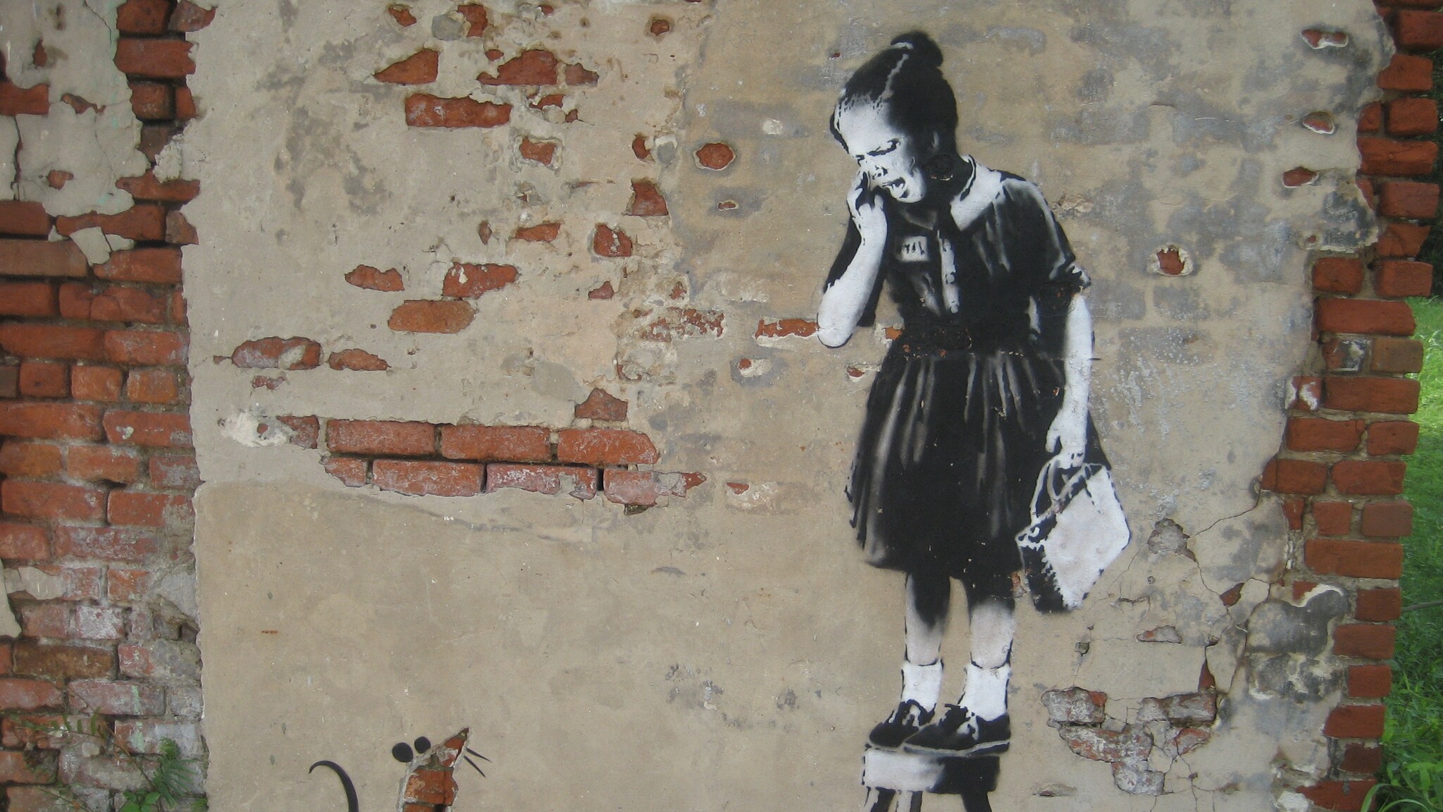 Opera di street art di Banksy