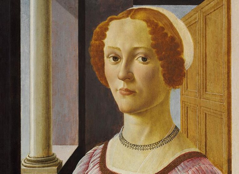 Ritratto di Smeralda Bandinelli, Sandro Botticelli, 1470 (Victoria and Albert Museum, Londra)