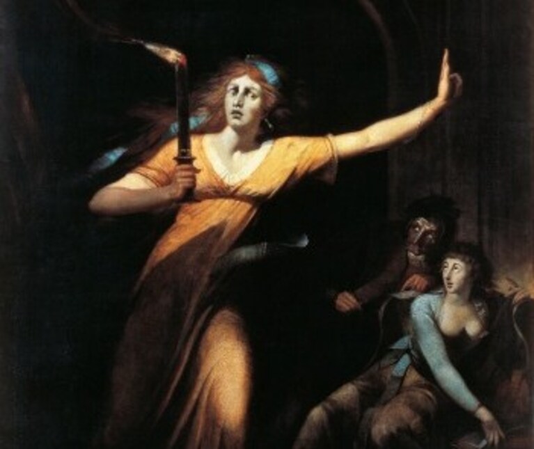 "La camminata notturna di Lady Macbeth", Johann Heinrich Füssli (1784)
