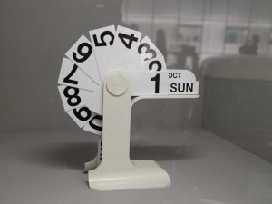 Il calendario Timor Danese, disegnato da Enzo Mari