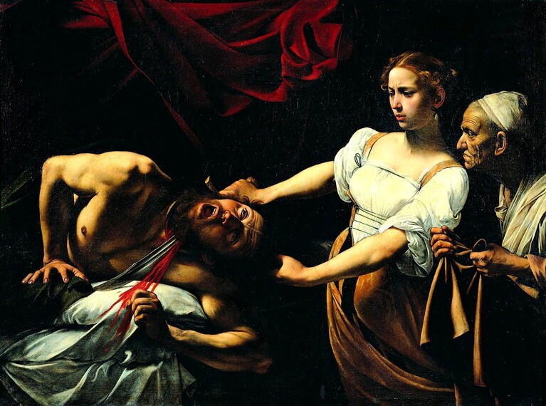 Caravaggio, Giuditta e Oloferne (1599), Galleria nazionale di arte antica, Palazzo Barberini, Roma