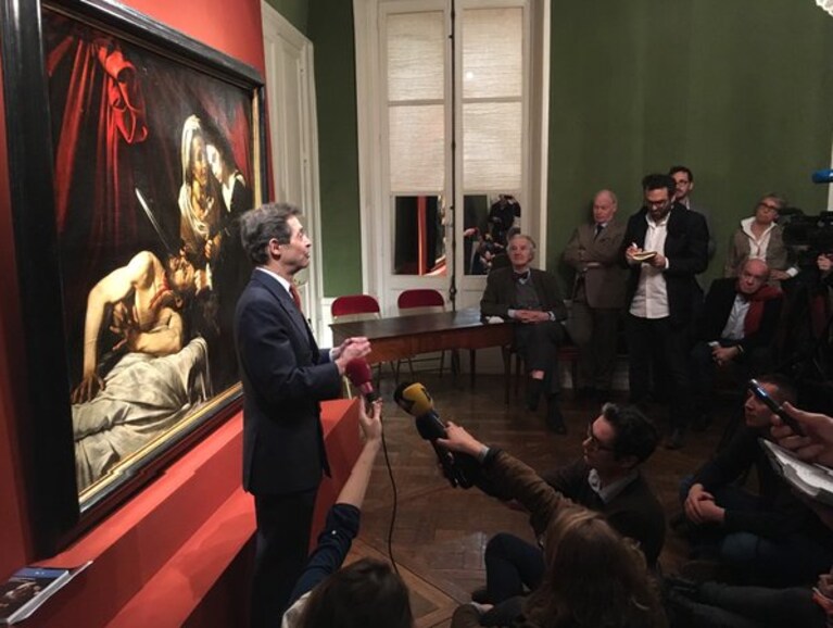 La nuova tela di Caravaggio (Jean-François Guyot su Twitter; #Caravage @JFGuyot)