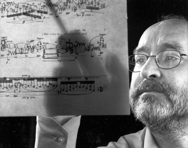 Il compositore italiano Salvatore Sciarrino, Leone d'Oro alla carriera alla Biennale Musica