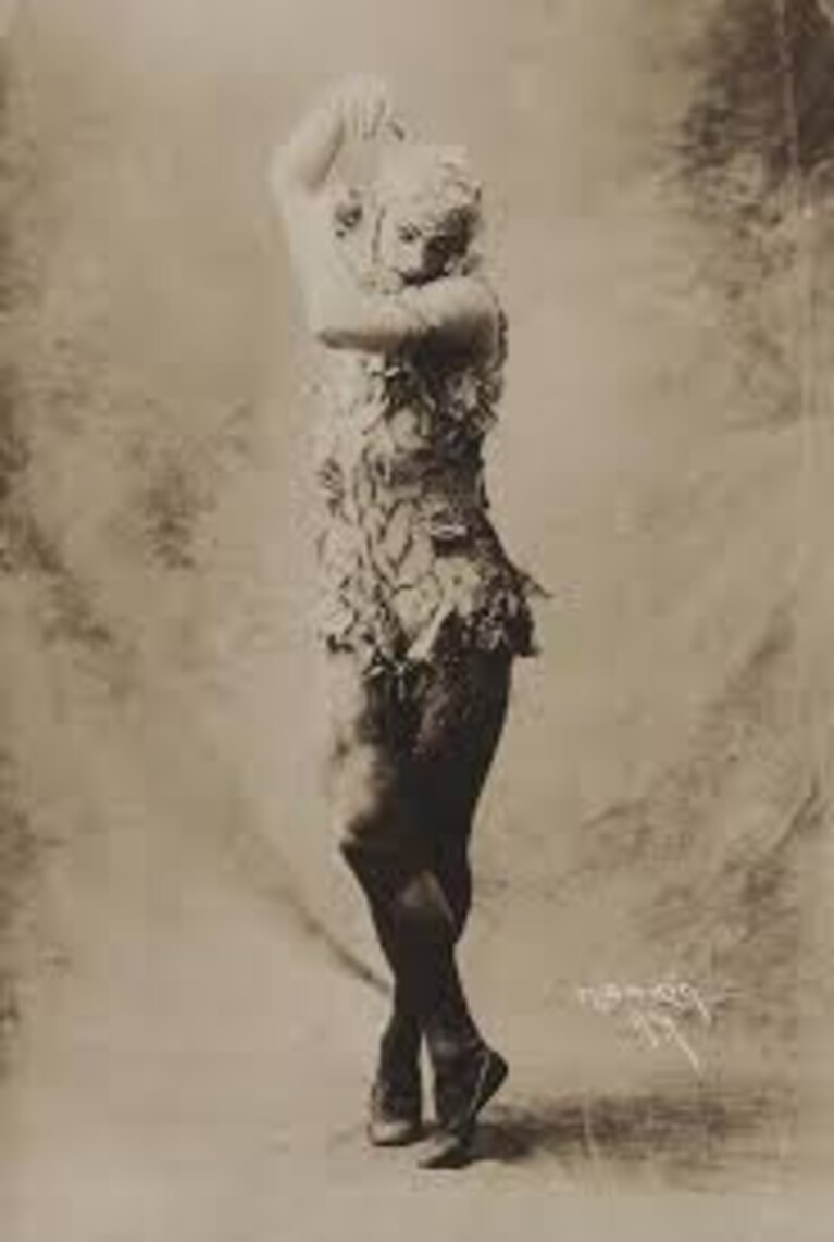 Vaslav Nijinskij in Le spectre de la rose