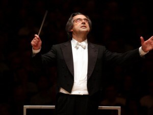 Il Maestro Riccardo Muti mentre dirige la Chicago Symphony Orchestra (4 ottobre 2012, Carnegie Hall)