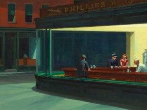 "Nighthawks", Edward Hopper (1942)
