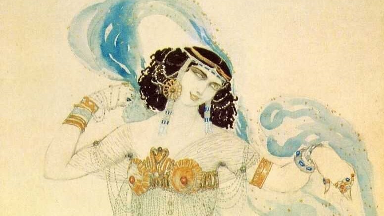 Figurino della Salome di Ida Rubinstein