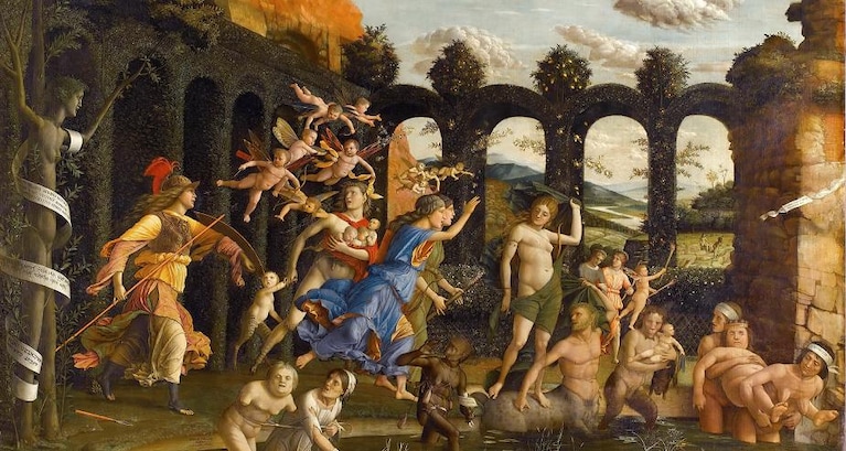 Trionfo della Virtù, Andrea Mantegna (1502), Louvre, Parigi