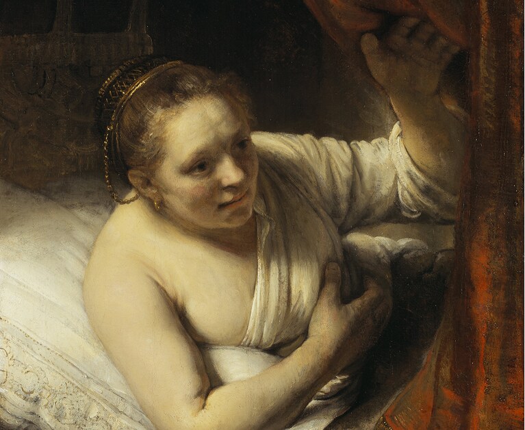 Rembrandt, Giovane donna a letto (1645), National Gallery of Scotland, Edimburgo