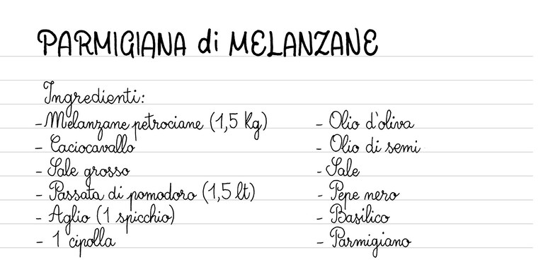 Una delle ricette che compaiono nel fumetto
