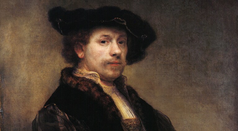 "Autoritratto con camicia ricamata" (1640), National Gallery, Londra