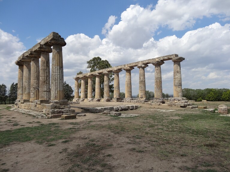 Il tempio dedicato alla dea Hera, a Metaponto