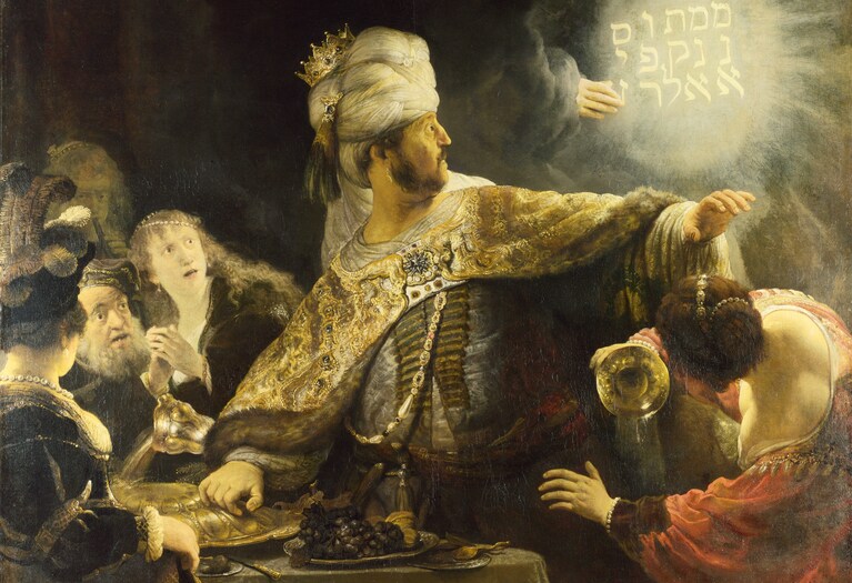 "Il festino di Baldassarre" (1636), National Gallery, Londra