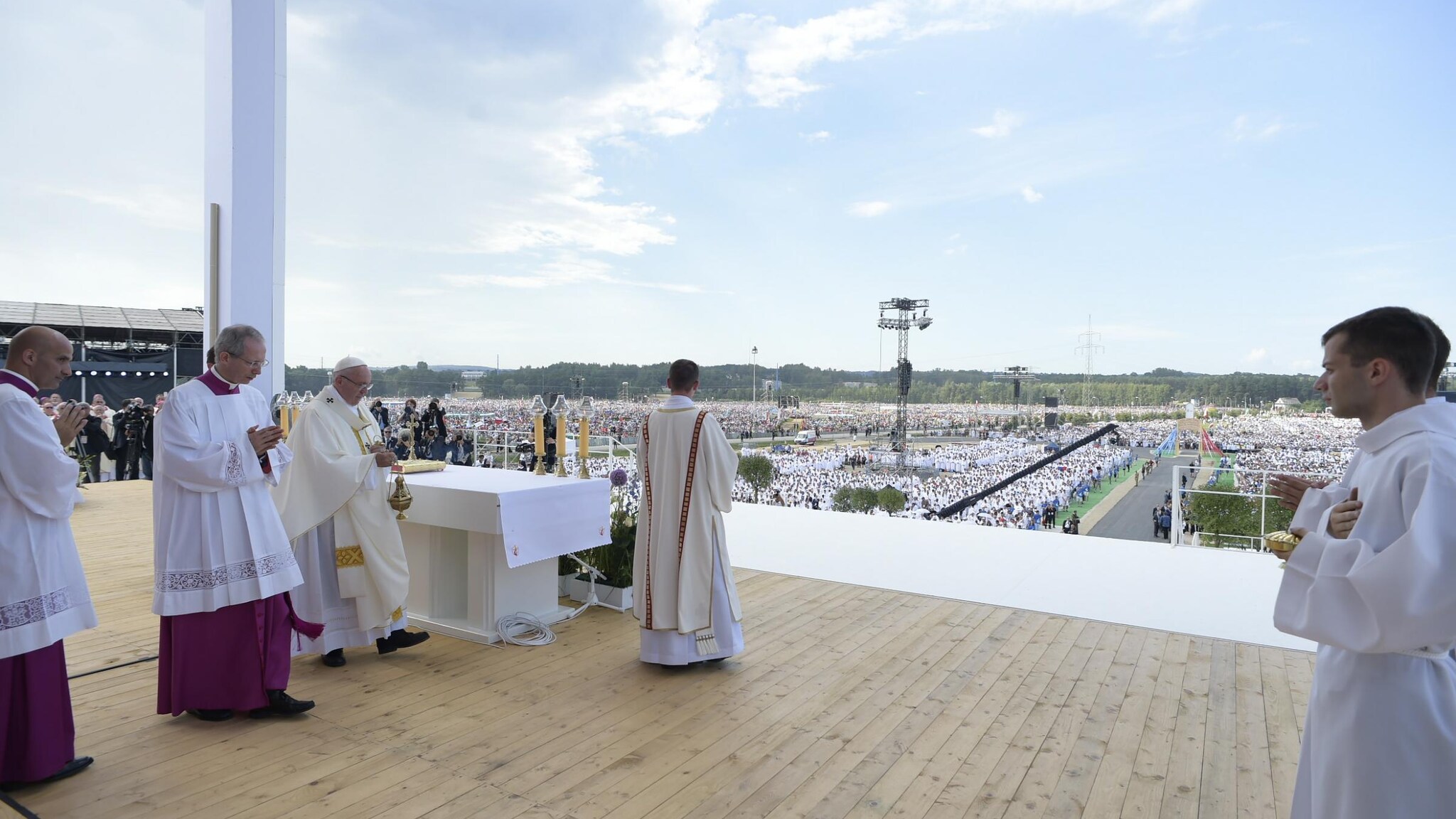 Viaggio Apostolico Polonia, Papa Francesco S. Messa per la GMG