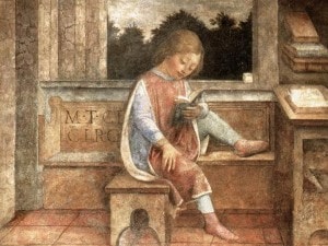 "Fanciullo che legge Cicerone", Vincenzo Foppa (1464), Wallace Collection, Londra
