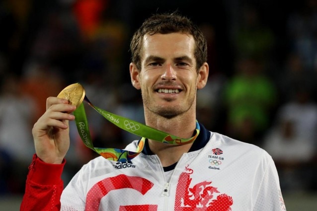 Andy Murray medaglia d'oro alle Olimpiadi di Rio 2016