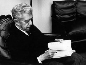 Un ritratto di Eugenio Montale