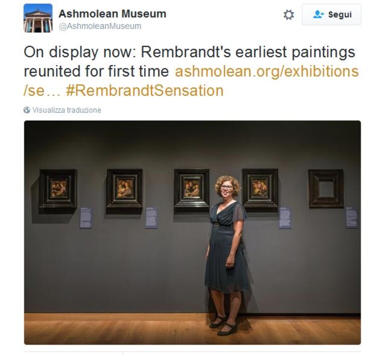 L'esposizione al Museo di Oxford