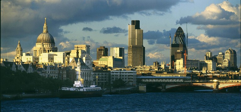 Lo skyline di Londra, oggi