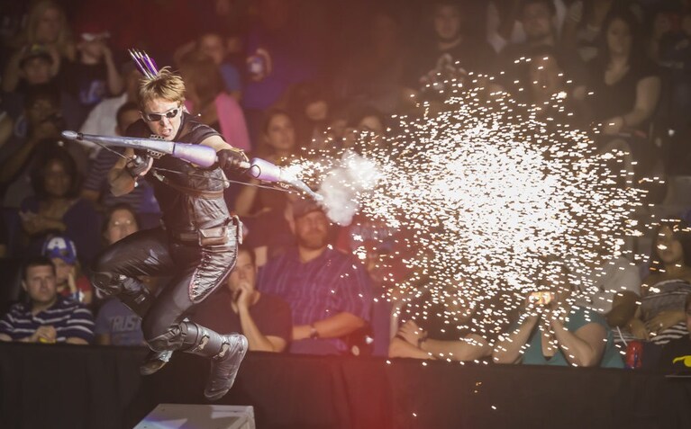 Occhio di Falco, Marvel Universe Live (foto di Daniele Mignardi Promopressagency - @DanieleMignardi)